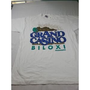 Grand Casino Biloxi MS gamble gaming vintage Shirt L